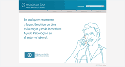Desktop Screenshot of emotiononline.org